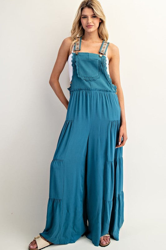 Lace Trim Jumpsuit