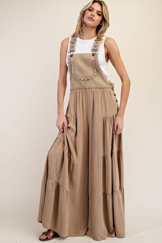 Lace Trim Jumpsuit