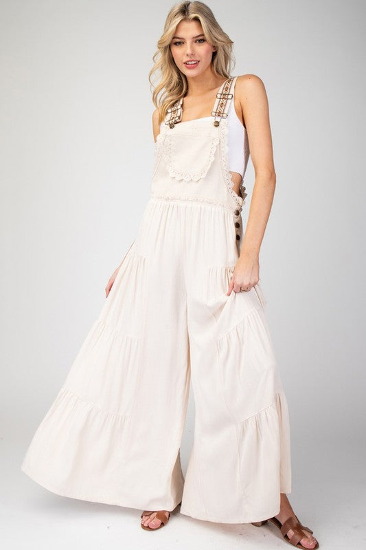 Lace Trim Jumpsuit