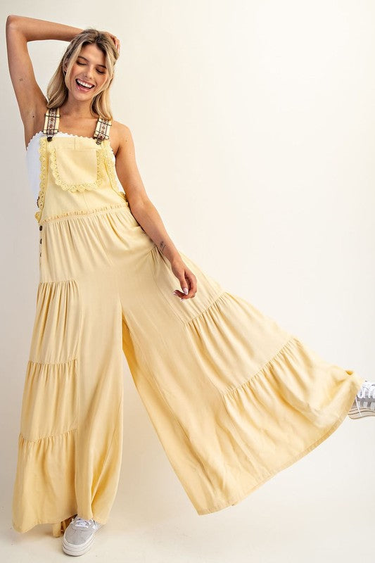 Lace Trim Jumpsuit