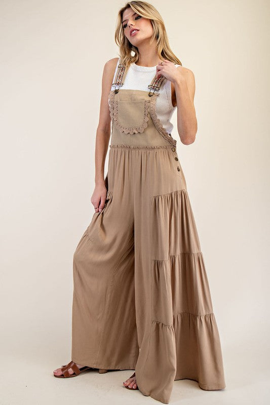 Lace Trim Jumpsuit