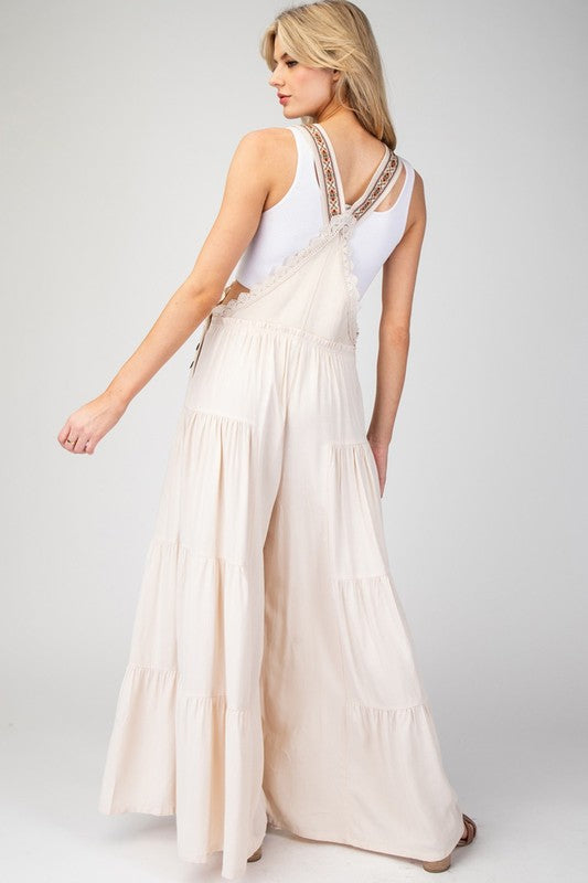 Lace Trim Jumpsuit