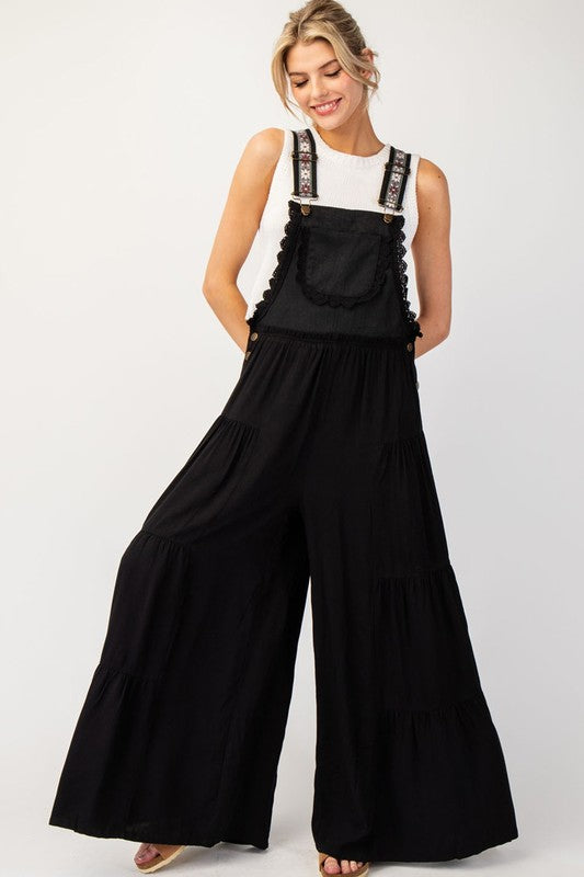 Lace Trim Jumpsuit