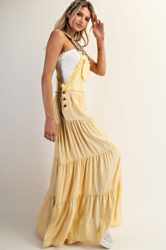 Lace Trim Jumpsuit