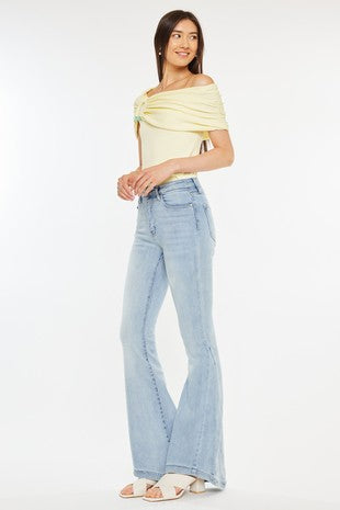 Hi-Rise Flare Jeans