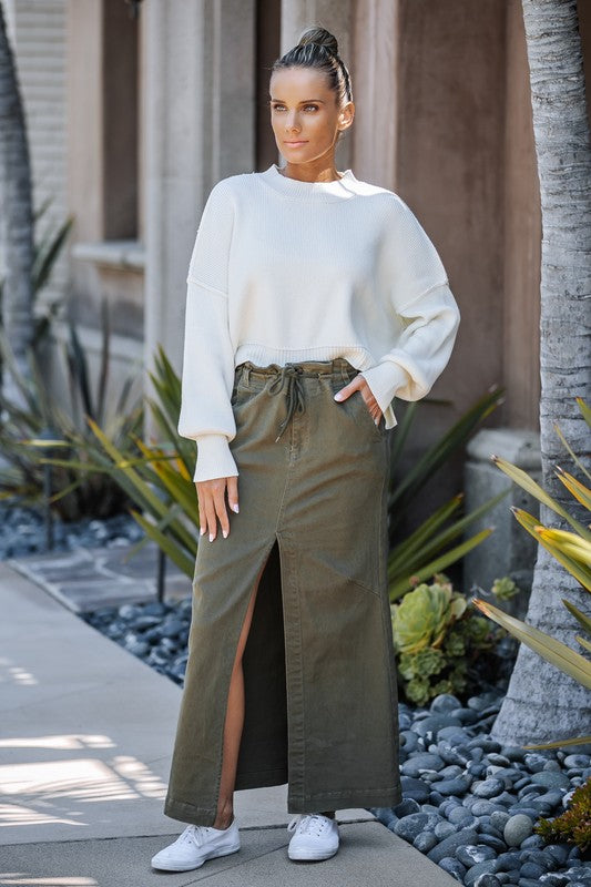 Pockets Maxi Skirt