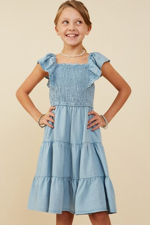 Jr Ruffled Tencel Top