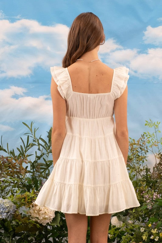 Tiered Babydoll Mini Dress