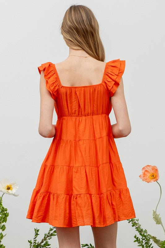Tiered Babydoll Mini Dress