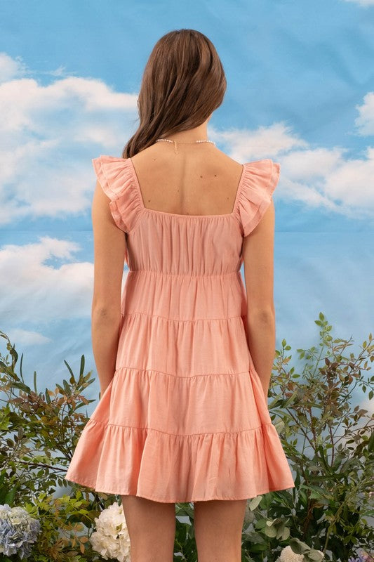 Tiered Babydoll Mini Dress