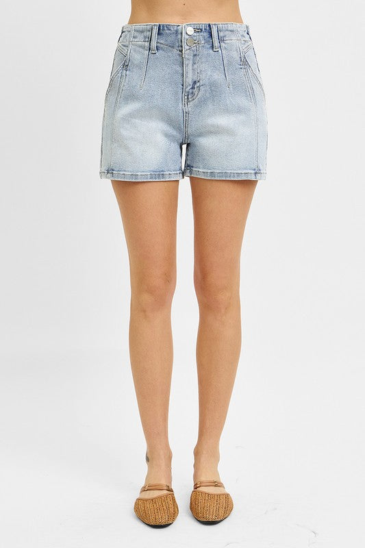 High Rise Western Shorts