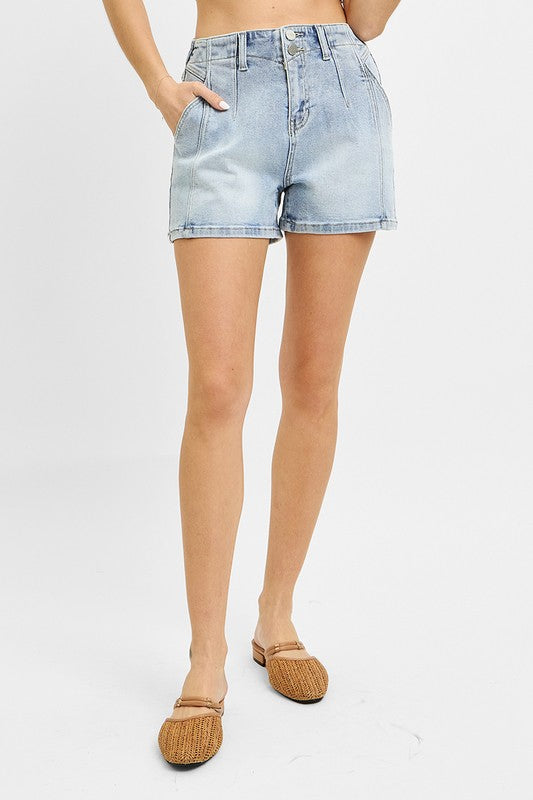 High Rise Western Shorts