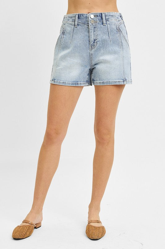 High Rise Western Shorts