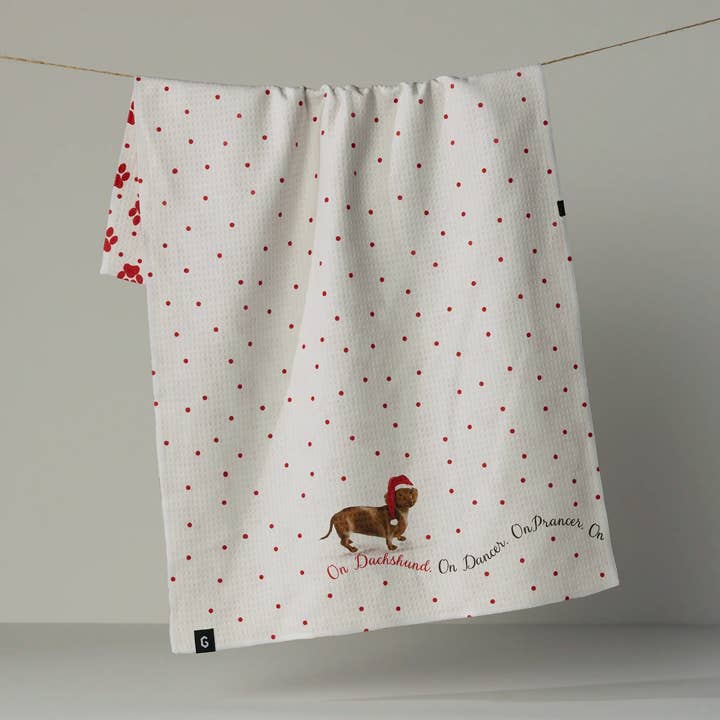 Dachshund Dash Towel