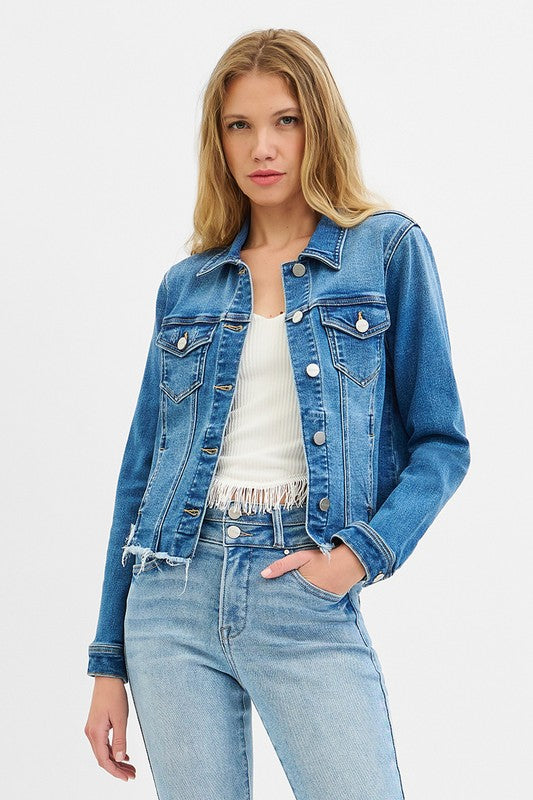 Fray Denim Jacket