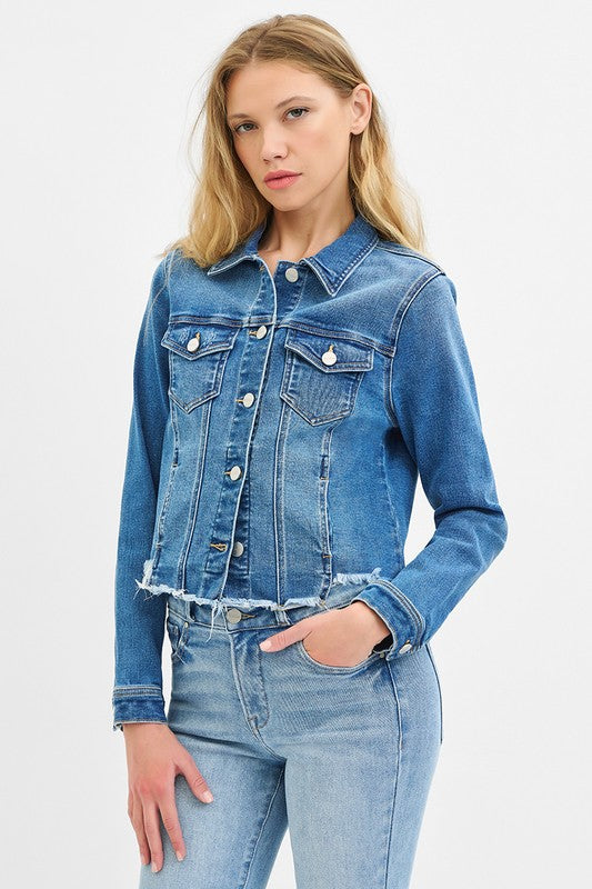 Fray Denim Jacket