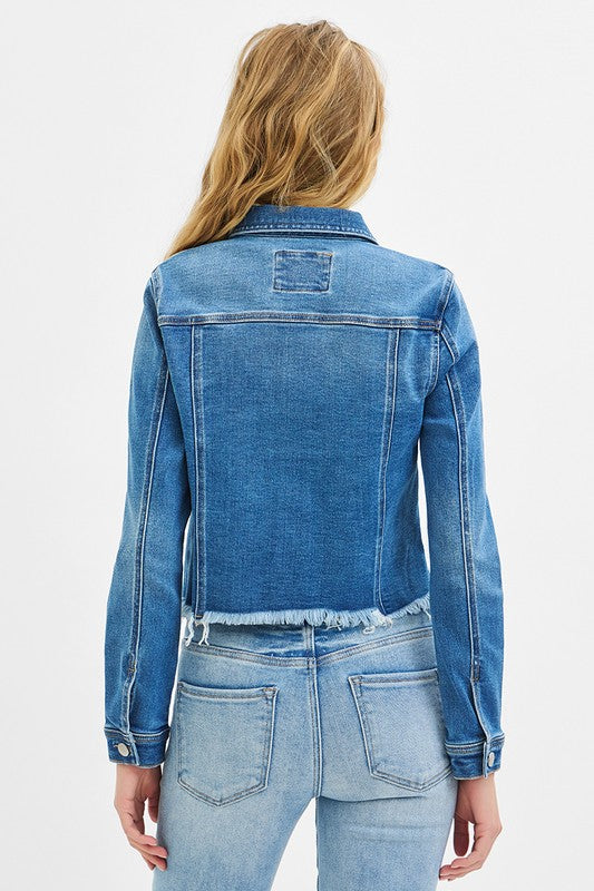 Fray Denim Jacket