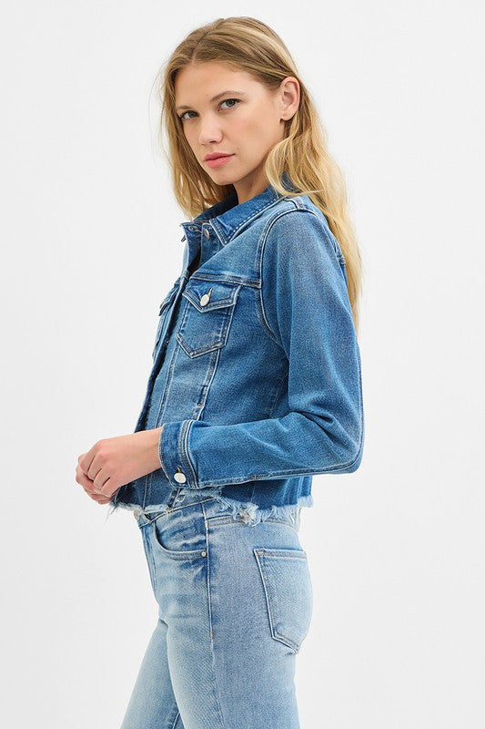 Fray Denim Jacket