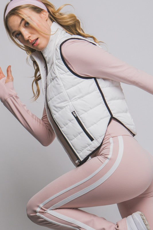 Contrast Packable Vest