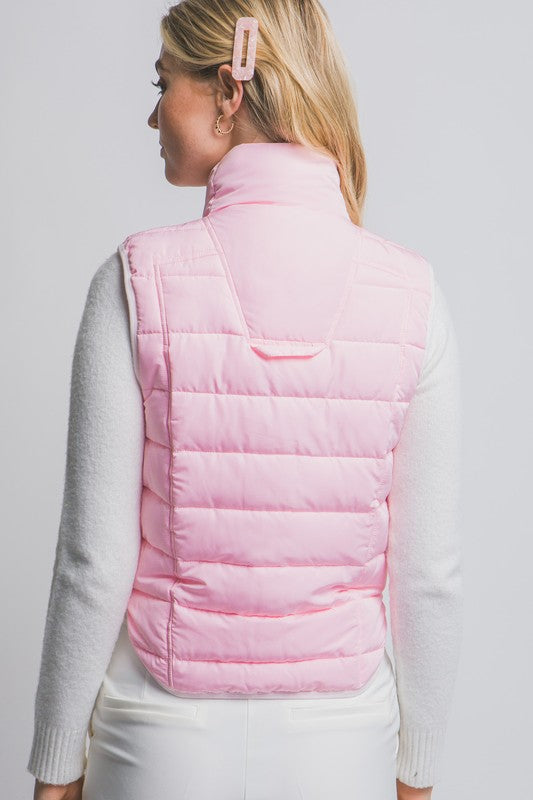 Contrast Packable Vest