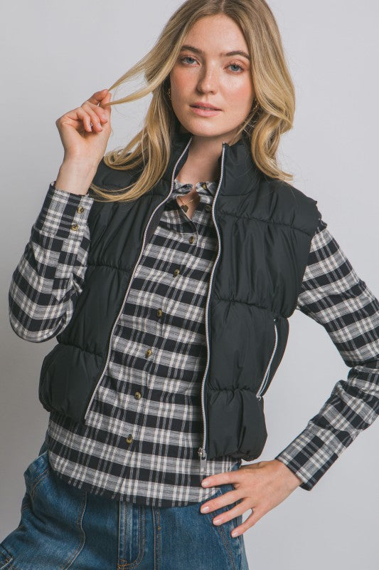 Quilted Puffer Vest