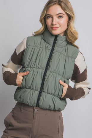 Quilted Puffer Vest