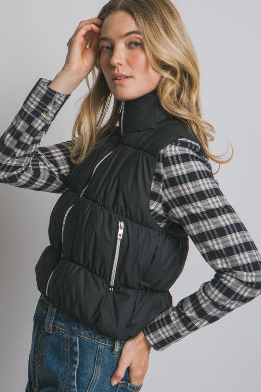 Quilted Puffer Vest