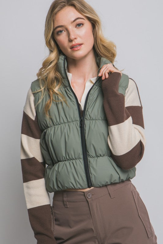 Quilted Puffer Vest