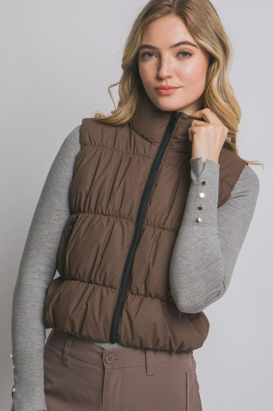 Quilted Puffer Vest