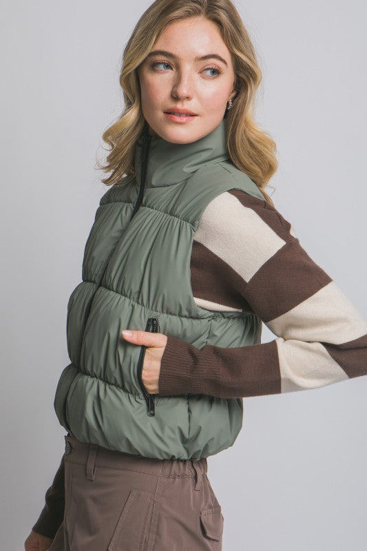Quilted Puffer Vest