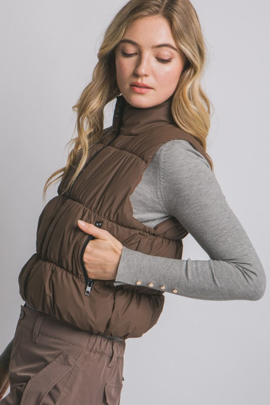Quilted Puffer Vest