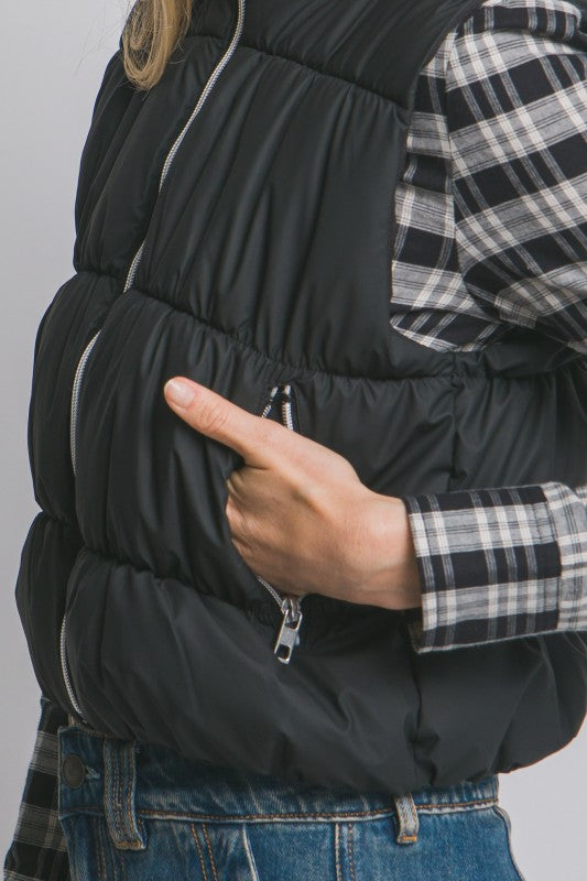 Quilted Puffer Vest