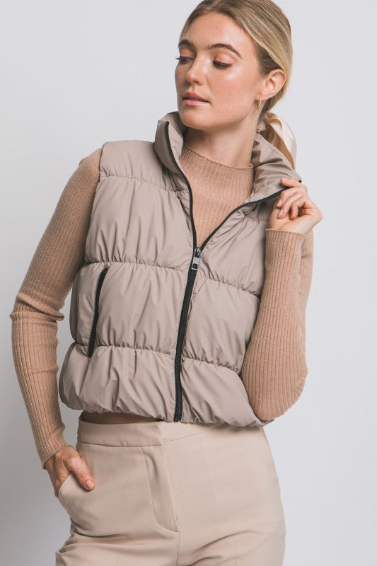Quilted Puffer Vest