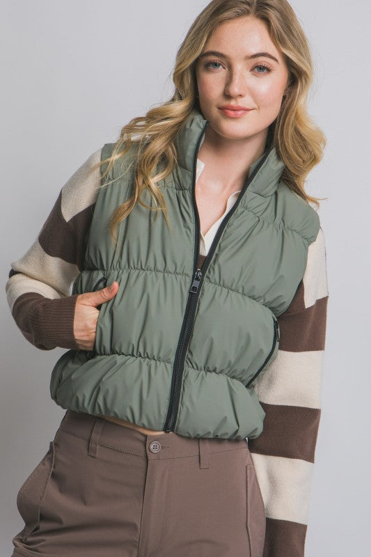 Quilted Puffer Vest