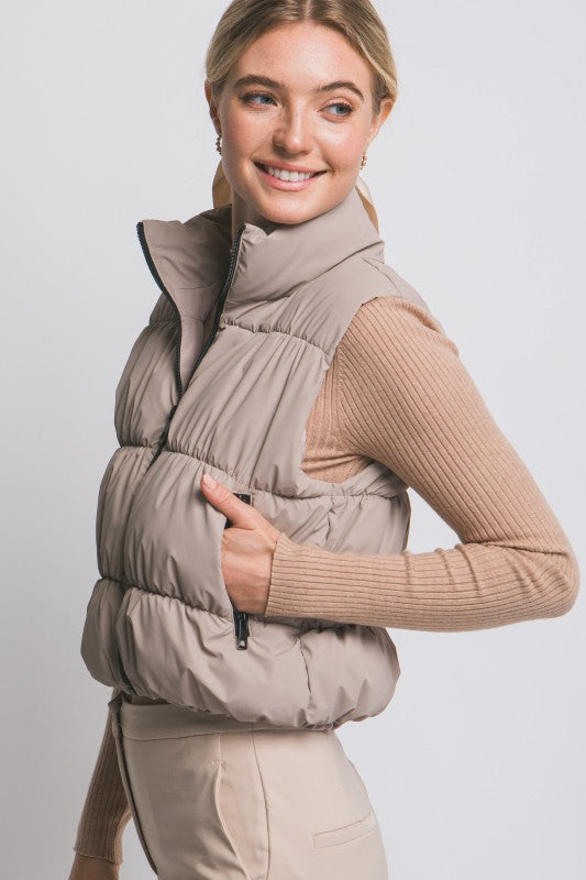 Quilted Puffer Vest
