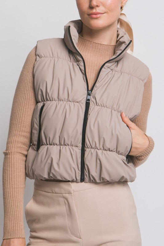 Quilted Puffer Vest