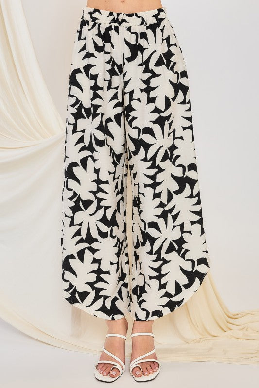 Curved Hem Pants