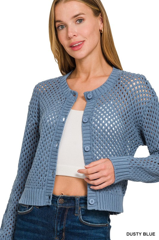 Crochet Cardigan Sweater