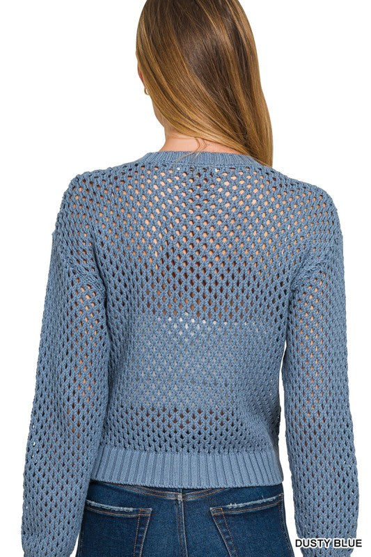 Crochet Cardigan Sweater