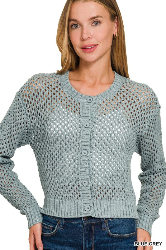 Crochet Cardigan Sweater