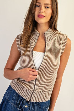 Ribbed Knit Jacket