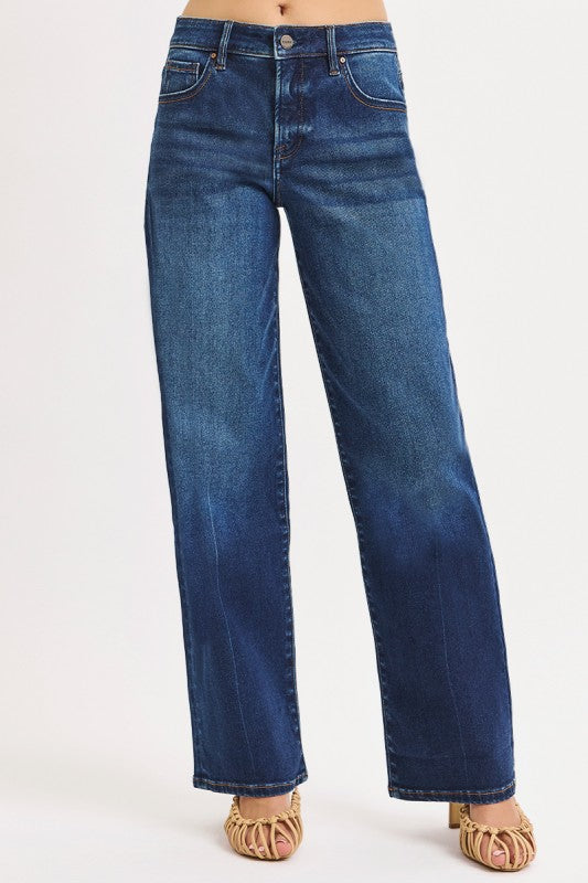Mid Rise Baggy Jeans