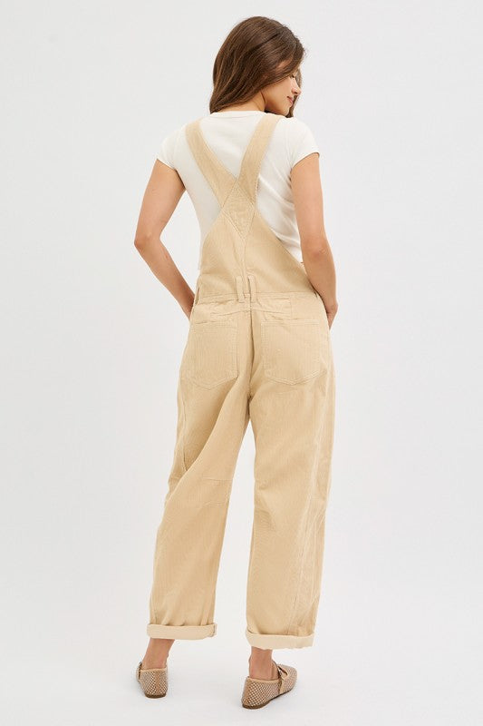 Corduroy Barrel Overall