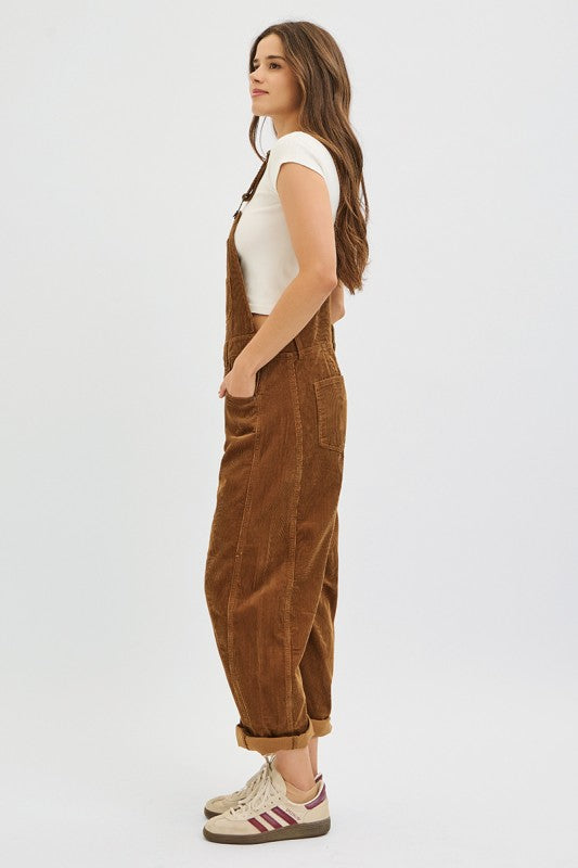 Corduroy Barrel Overall
