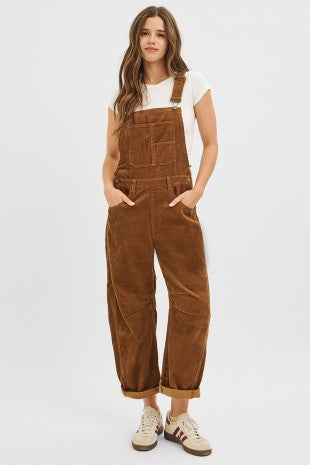 Corduroy Barrel Overall