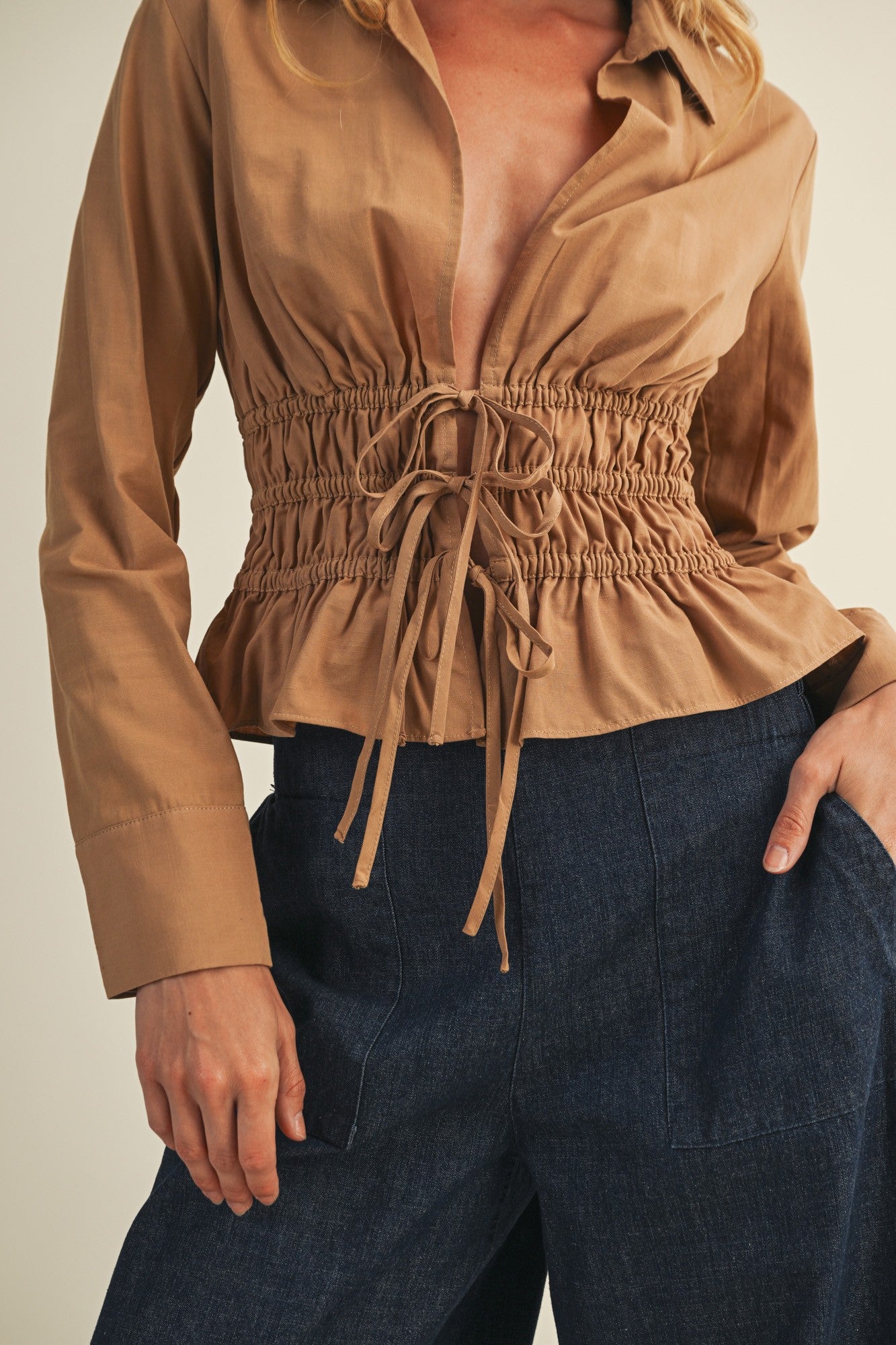 Elastic Waist Top