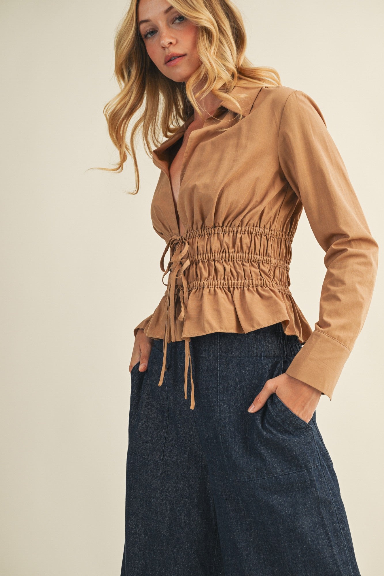 Elastic Waist Top