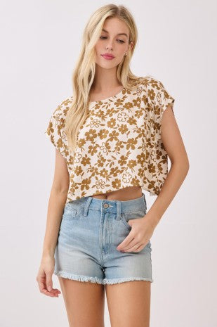 Round Neck Crop Top