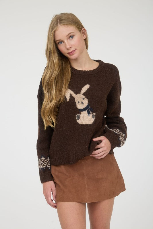 Bunny Crewneck Sweater