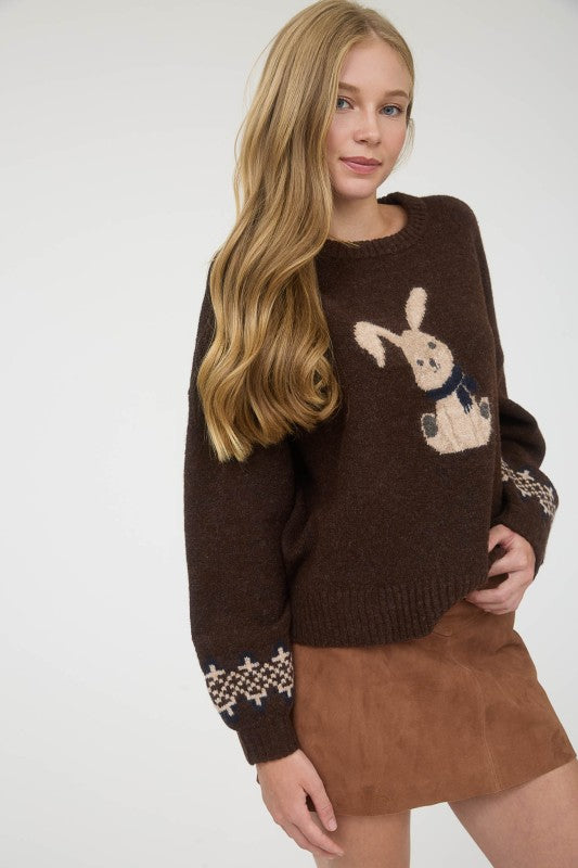 Bunny Crewneck Sweater